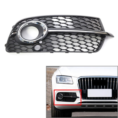 Right Front Fog Lamp Grill Grille Cover Chrome Trim For Audi Q5 2013-2017