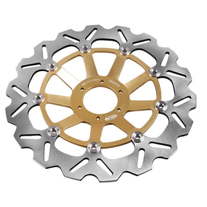 Front Brake Rotors R+L for Honda CBR1100XX (1997–1998) Gold