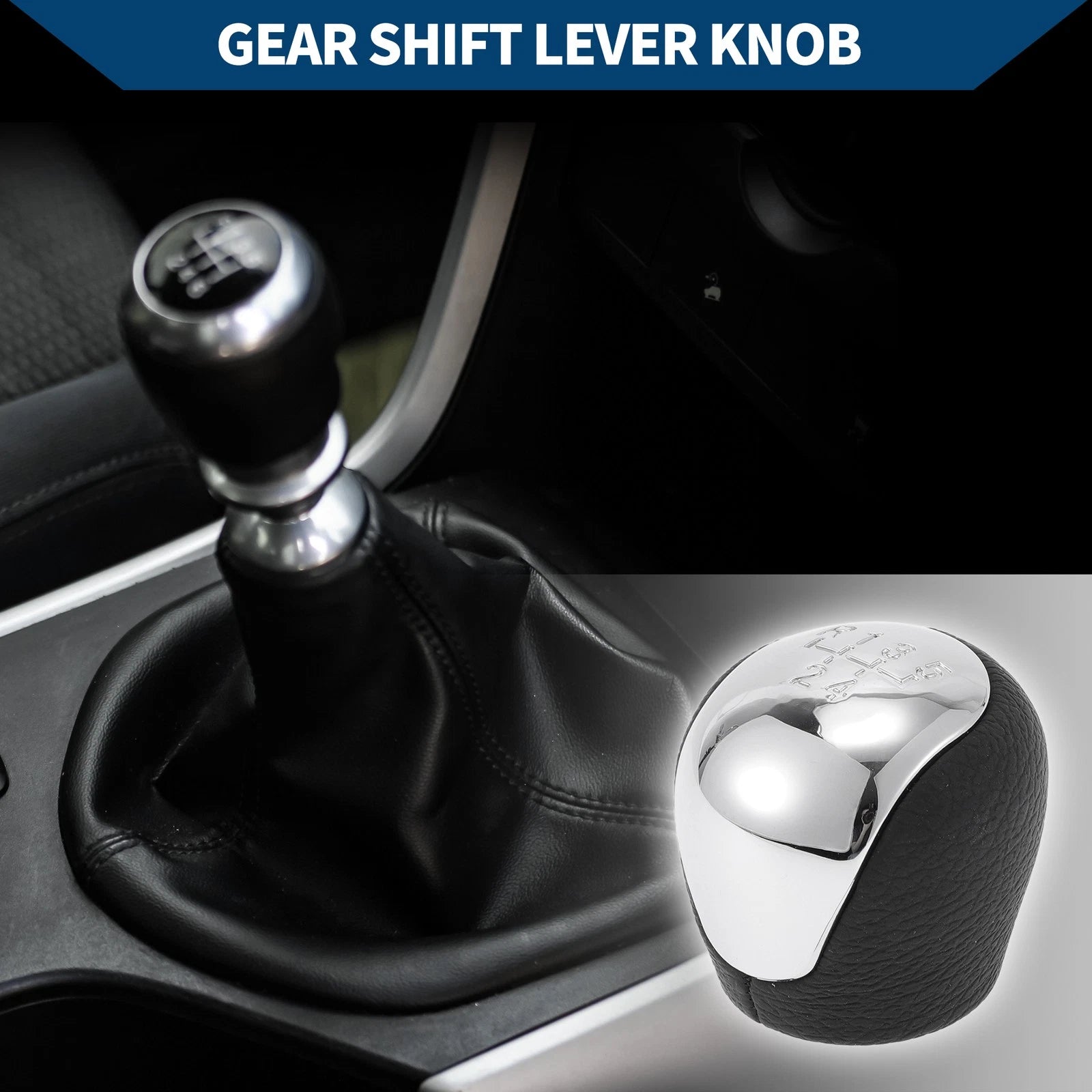 5 Speed Manual Gear Shifter Knob Replacement for Hyundai Elantra (2009–2012)