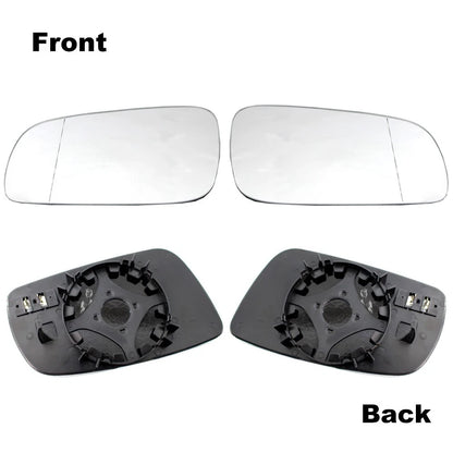 2X Chrome Heated Door Side Wing Mirror Glass for VW Passat Variant (1997–2000)