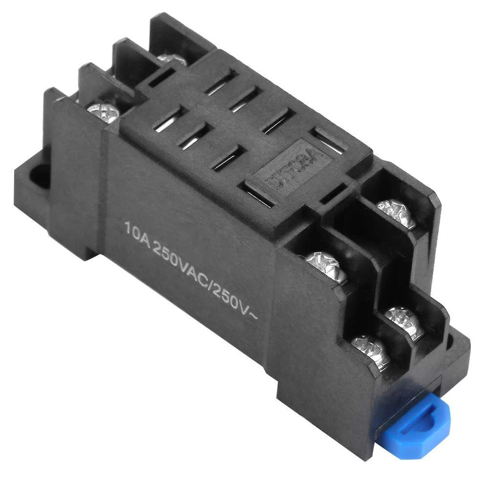 DC12V 10A DPDT Relay with PTF08A Socket for Automotive Applications