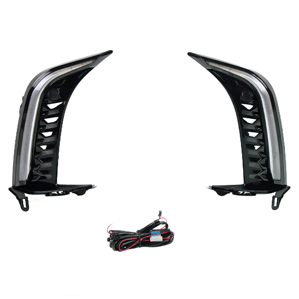 Gloss Black Fog Light with Turn Signal for Toyota Camry (2025–2025)