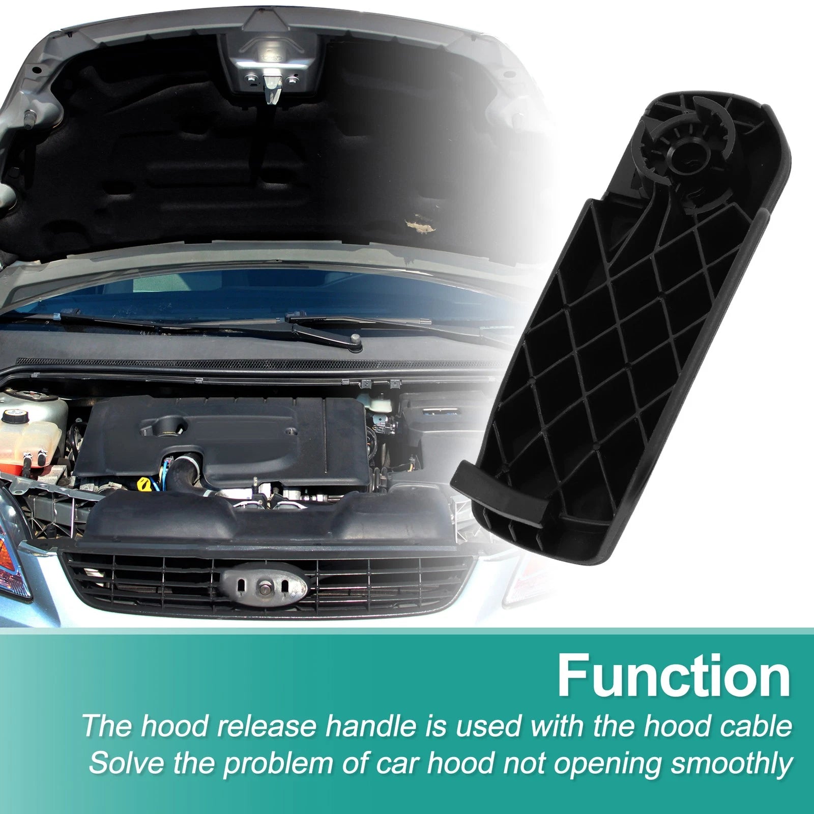 Hood Latch Release Handle Replacement for Volkswagen Touareg (2011–2017)