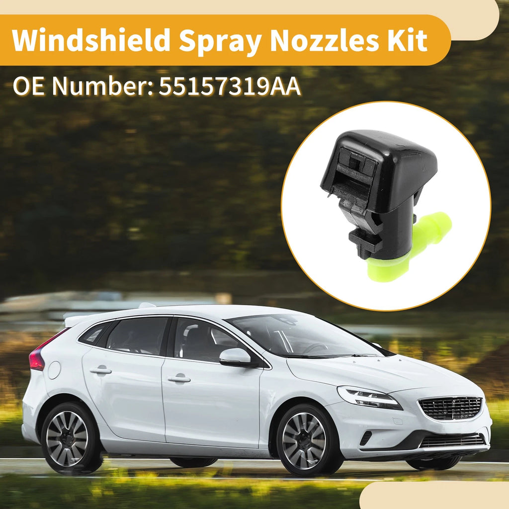 Windshield Washer Nozzle Kit Replacement for Jeep Liberty (2008–2012)