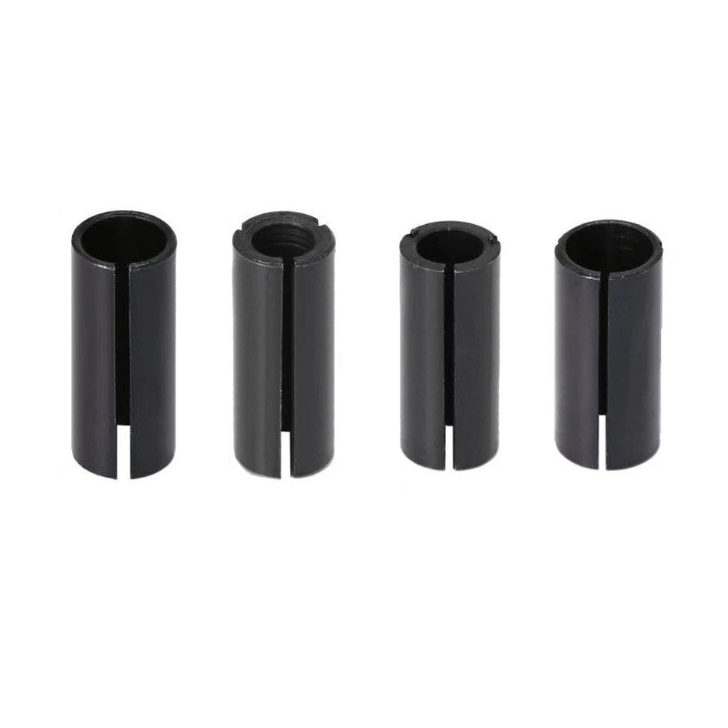 Set of 4 Router Bit Adapter Collets for