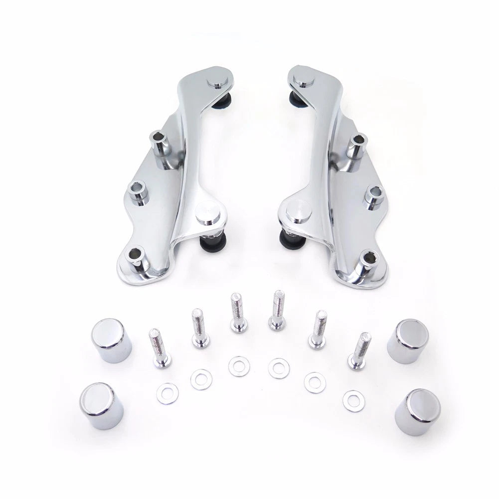 4-Point Docking Hardware Kit for Harley Touring (2009–2013) FLHR FLHT Chrome