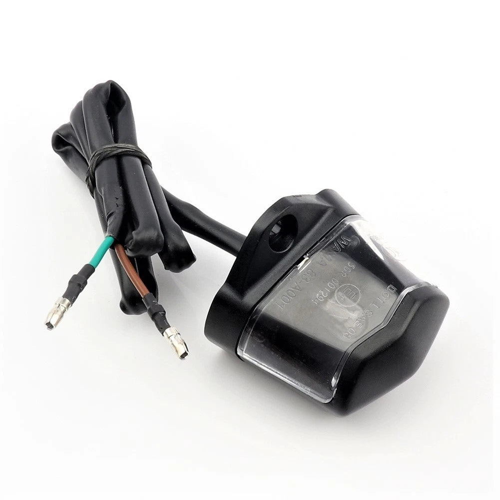 Rear License Plate Light for (ABS Black Shell)