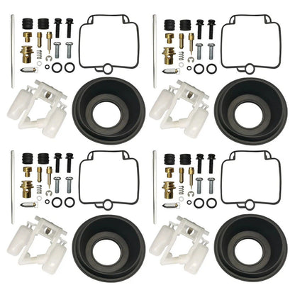 4X Carburetor Kit Float Ring Needle Gasket for Suzuki GSX600F GSX600 (1990–1996)