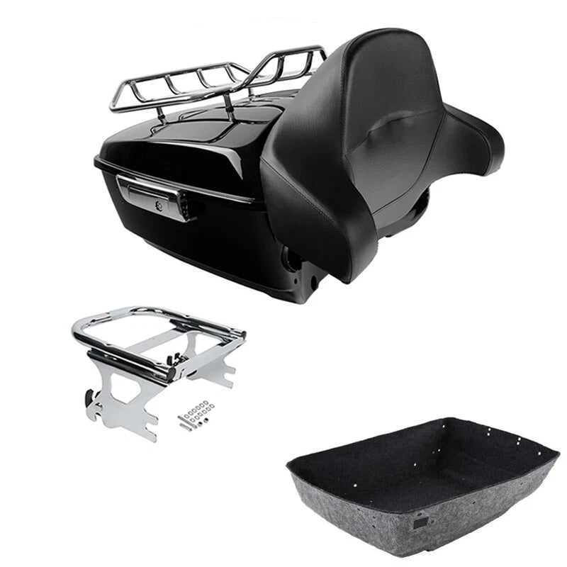 Trunk Backrest Luggage Rack for Harley Touring (1997–2008)