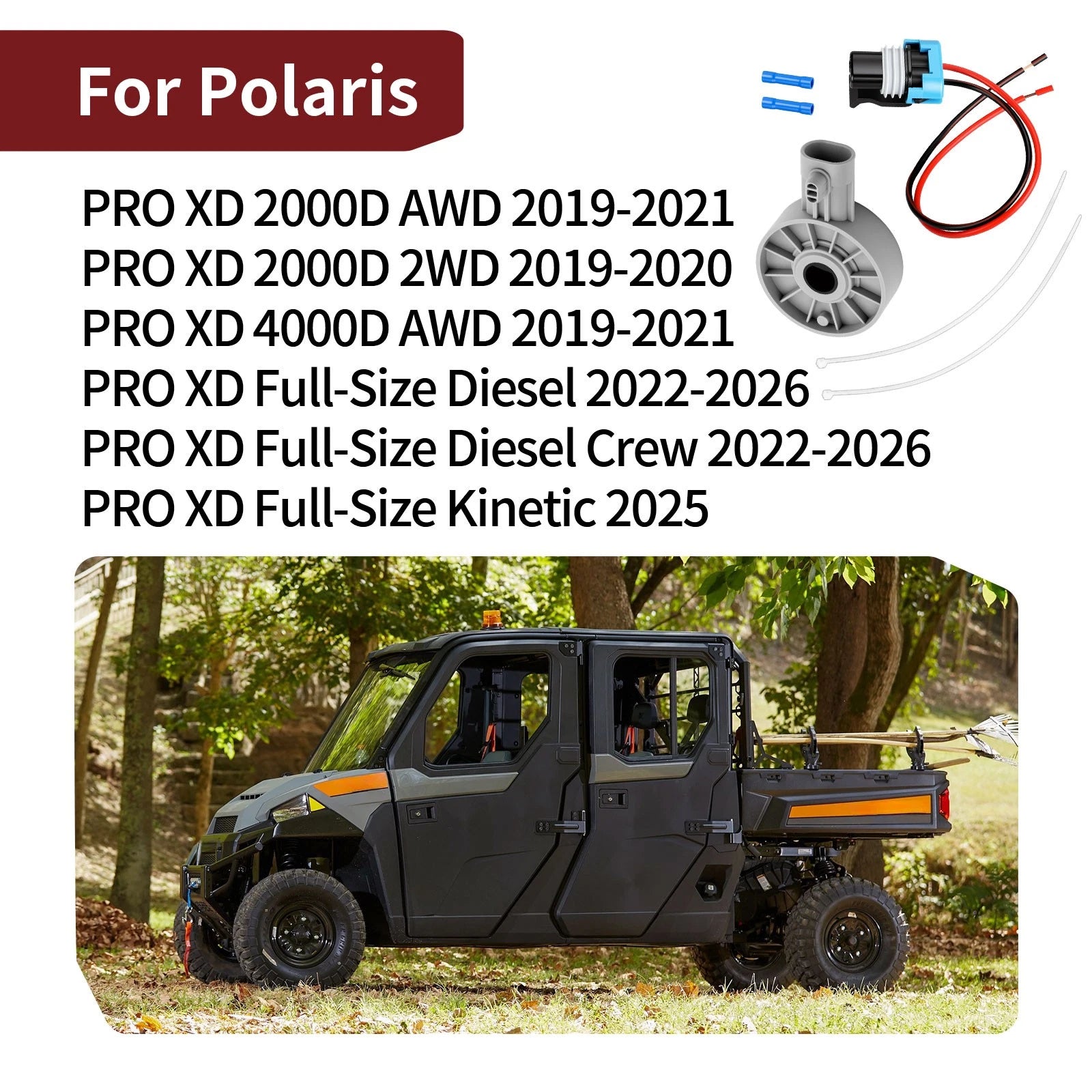 Gear Position Sensor for Polaris PRO XD Full-Size Diesel Crew (2022–2026) 7662409