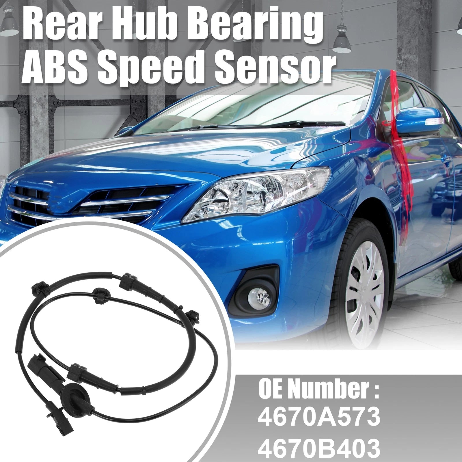 Rear Left ABS Speed Sensor for Mitsubishi ASX GAW (2010–2020 SUV)