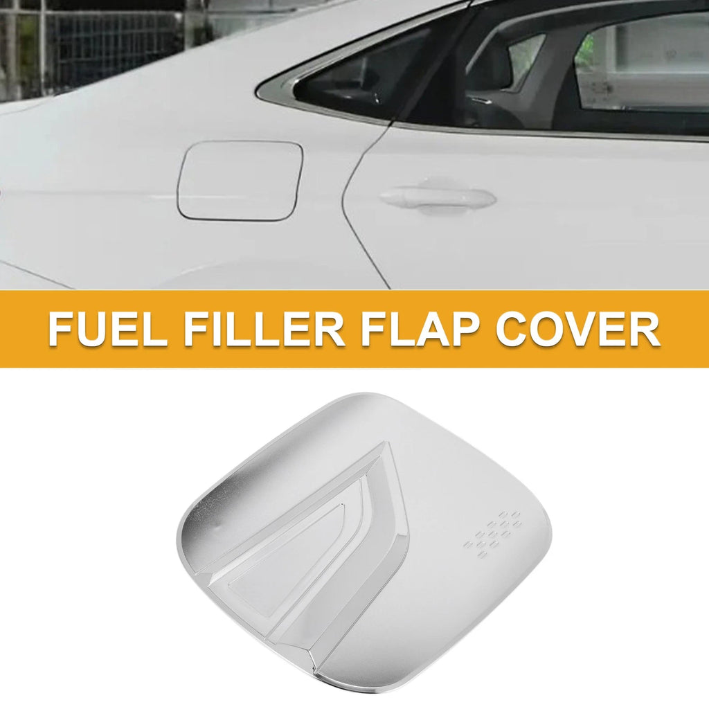 Fuel Tank Door Cap Replacement for Lexus NX (2022–2025) Chrome Silver Tone
