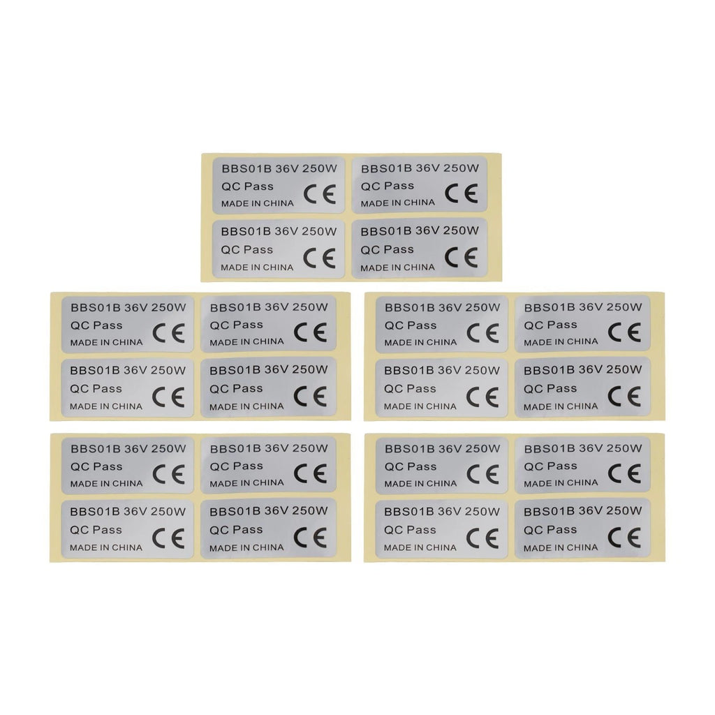 20 Pcs Sticker Set for Bafang Electric Bicycle (Ebike)