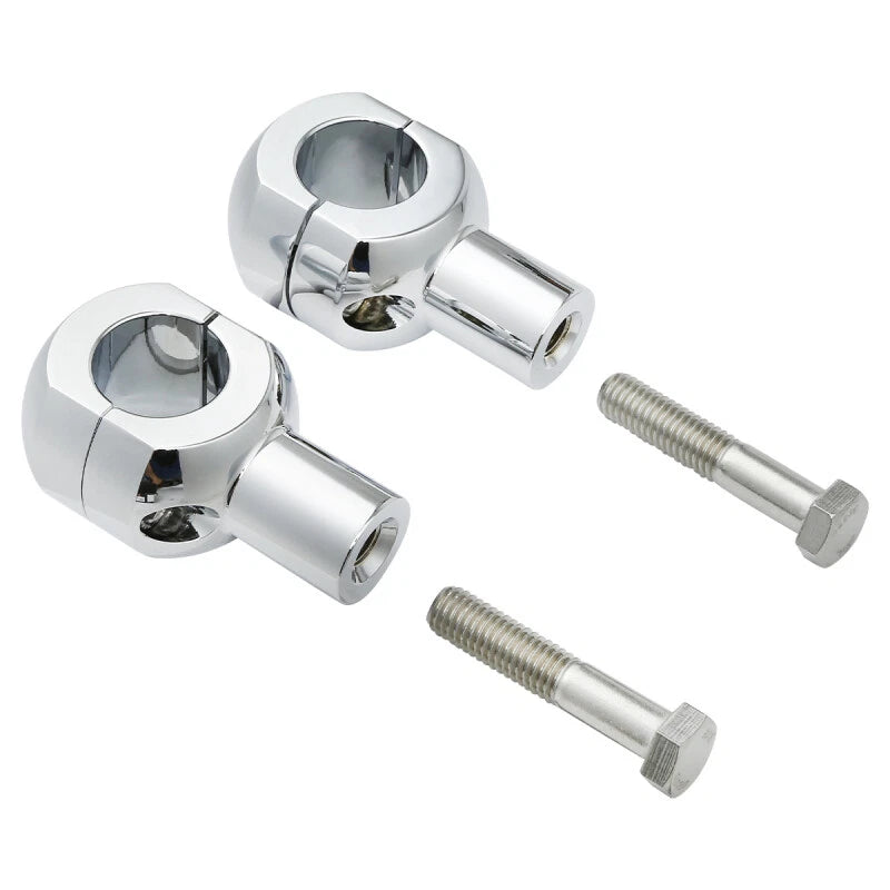 Handlebar Risers for Harley Softail Sportster (1", 1.25", 1.5", 2") Chrome