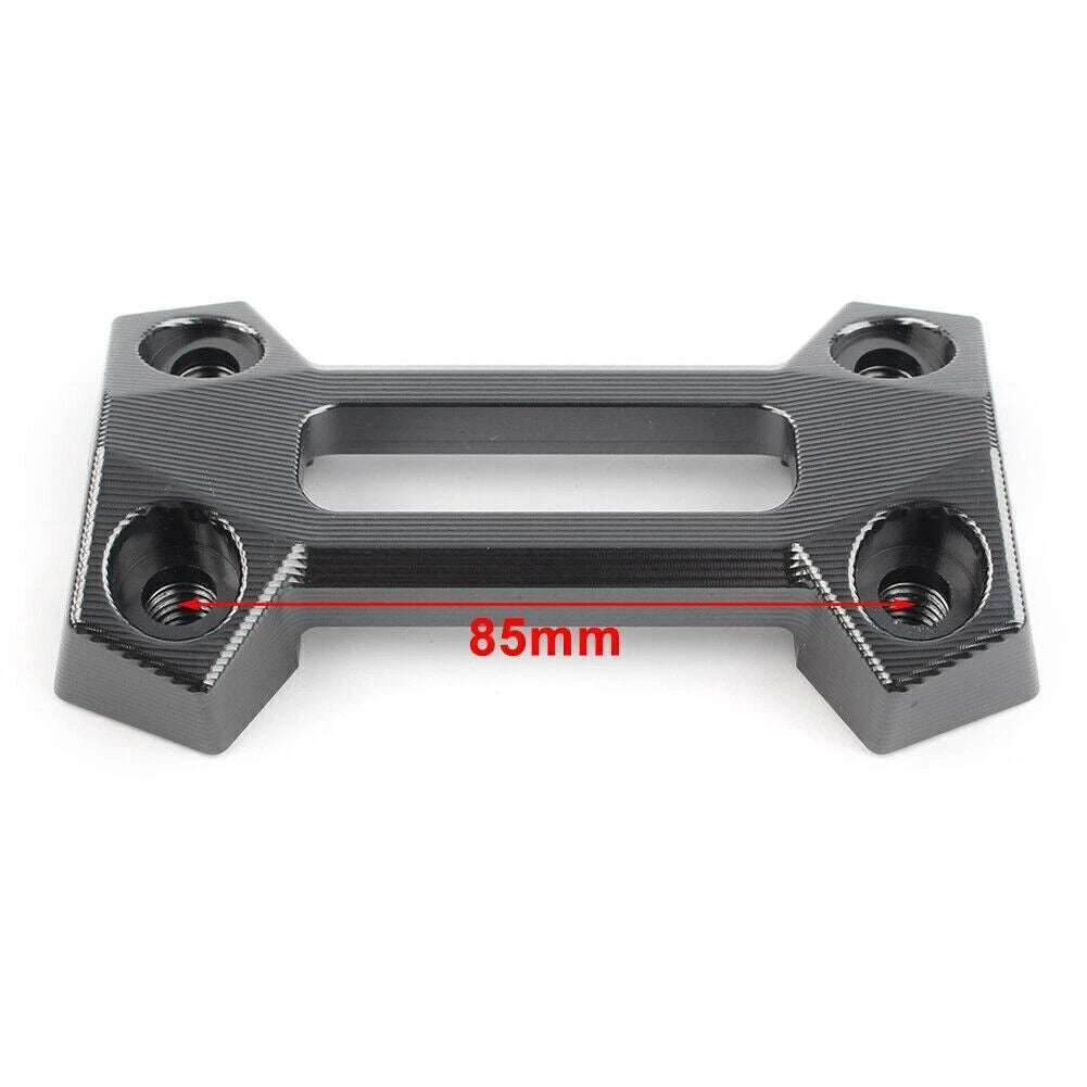 Handlebar Fat Bar Riser Mount Clamp Top Cover for Kawasaki Z900 (2017–2022)