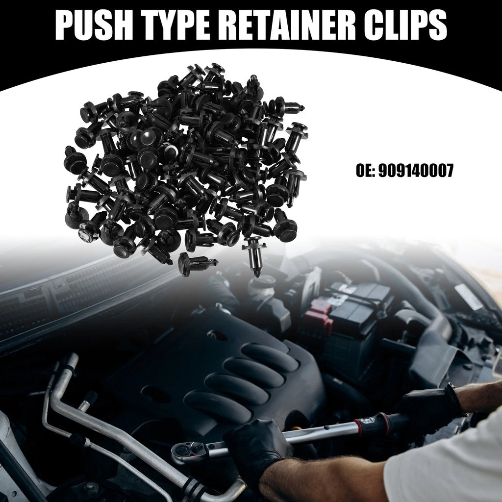 Push Type Retainer Clips 100 Pc Replacement for Subaru Ascent (2019–2022)
