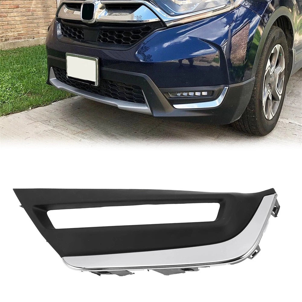 Fog Light Grille Cover for Honda CR-V (2016–2019) - Black