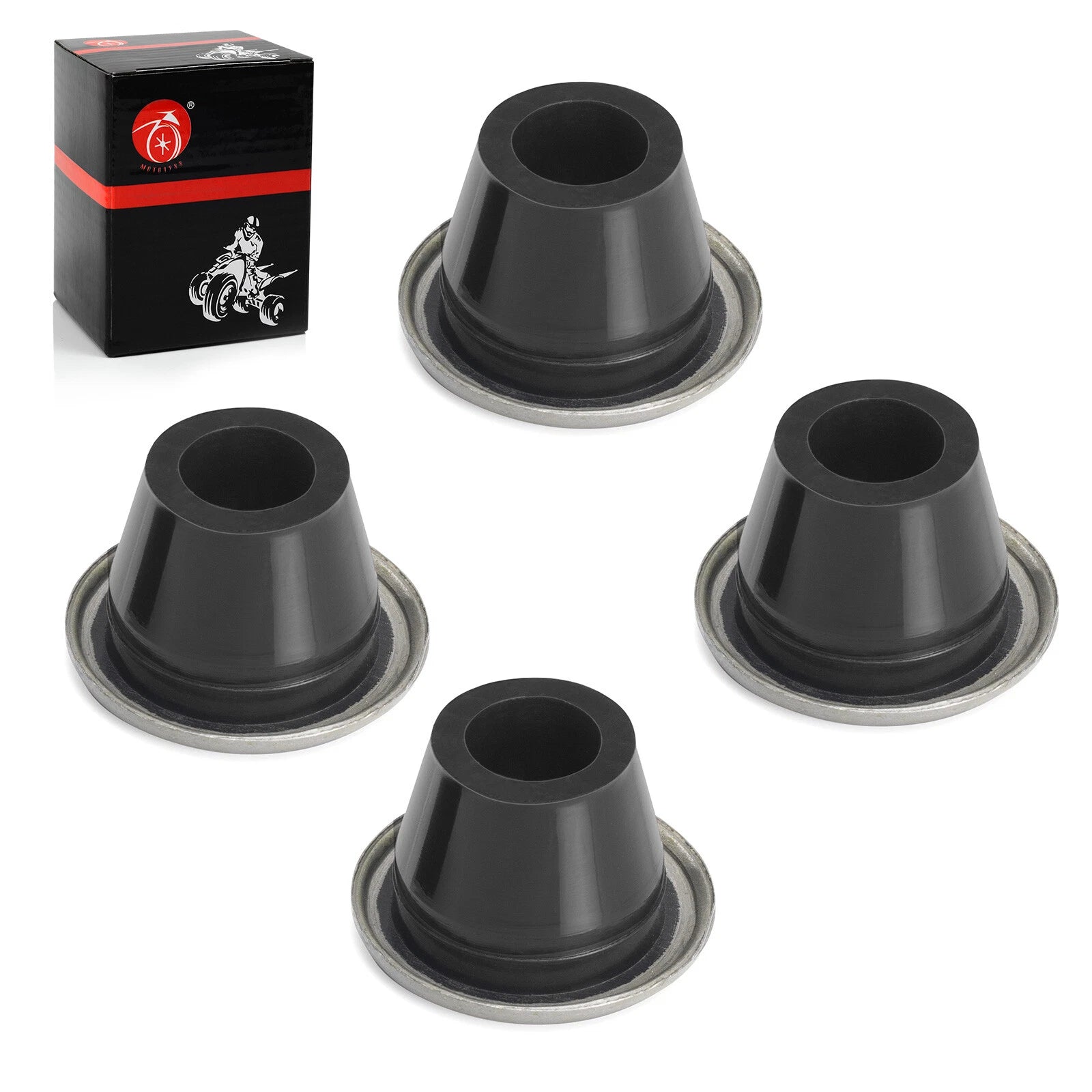 4X Handlebar Rubber Mount Bushings for Honda CRF450R CRF450X CRF450L CRF450RL