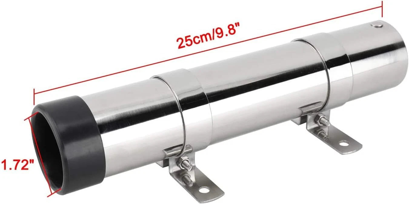 2Pcs Stainless Steel Side Mount Fishing Rod Holders for Boat Marine