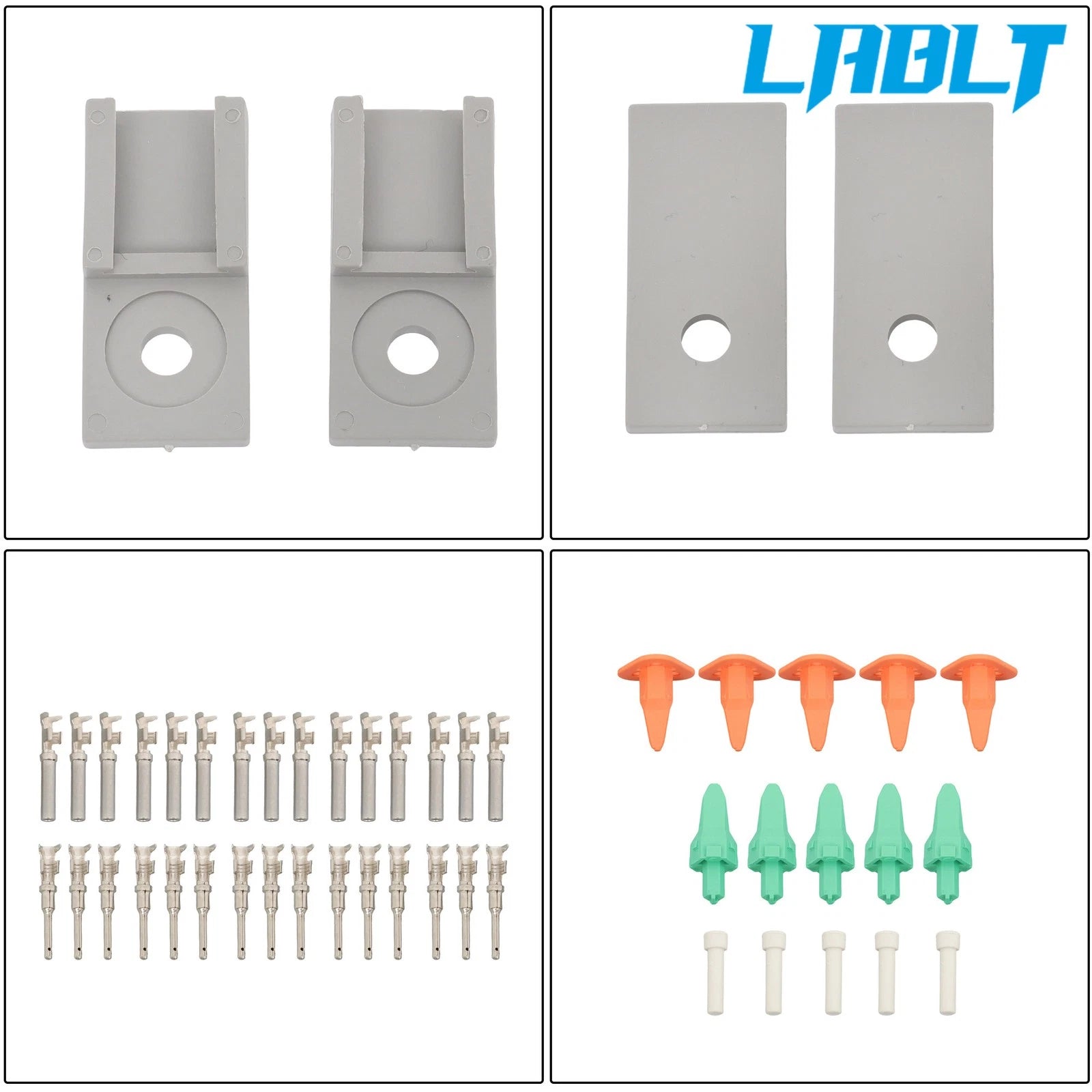 5X 3Pin Waterproof Electrical Wire DT Connectors for (Size 16)