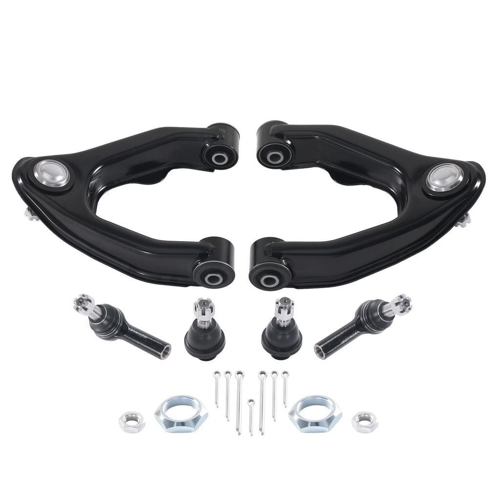 Front Upper Control Arms Ball Joint Tie Rod Kit for Nissan Xterra Frontier (2000–2004)
