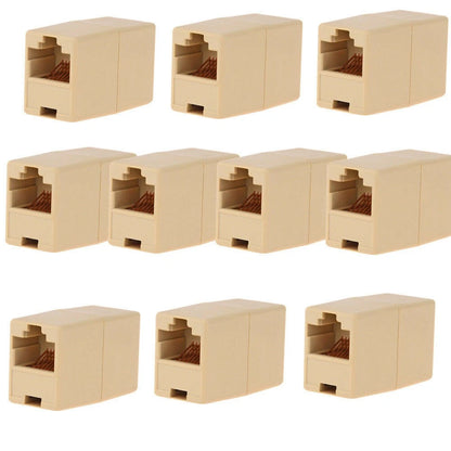 RJ45 Female-Female Ethernet LAN Connector Adapter Coupler Extender