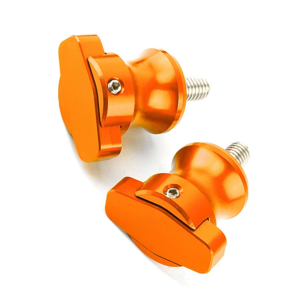 2X Swingarm Sliders for Honda CBR600RR (2003–2017) 8mm Orange