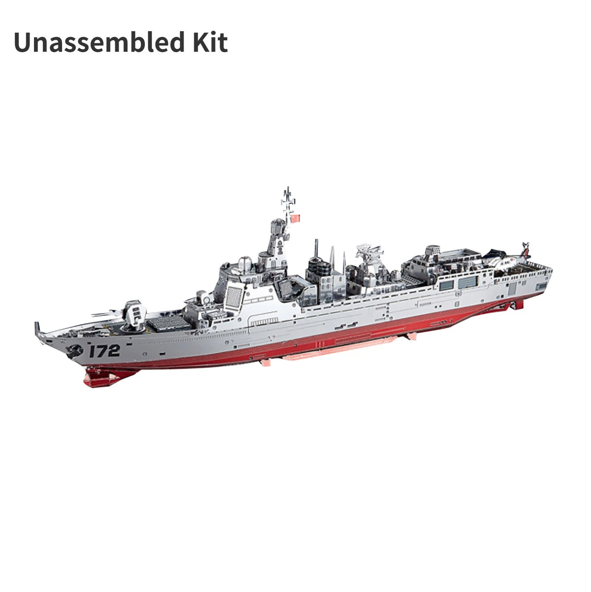 3D Metal Model Kit for Destroyer Ship (Unassembled)