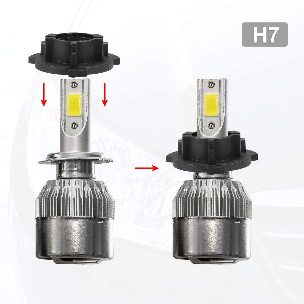 LED Headlight Adapter Base Set H7 for Volkswagen Tiguan (2015–2015)