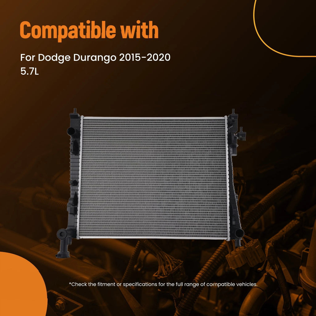 Cross Flow Radiator for Dodge Durango 5.7L (2015–2020) 68232592AB