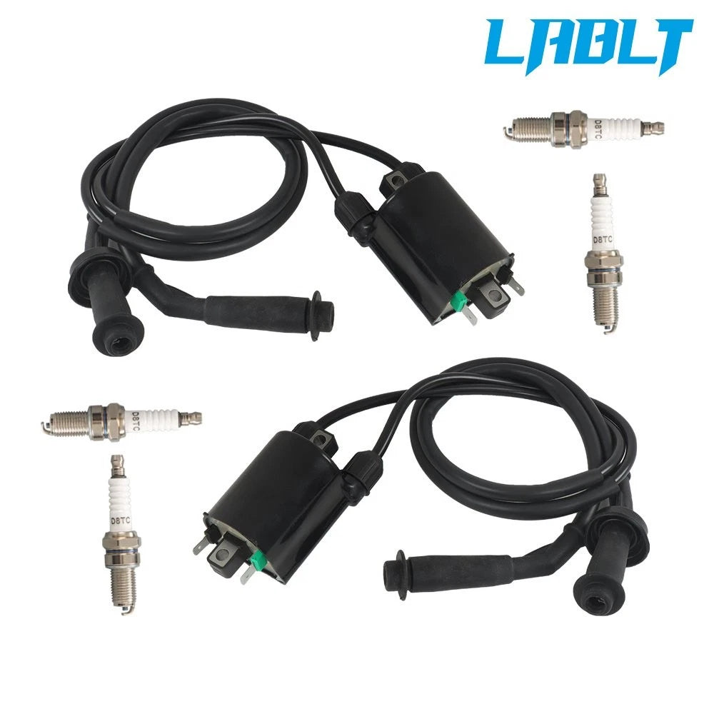 Ignition Coil & Spark Plug & Cap for Honda VT1100 Shadow Spirit (1100)