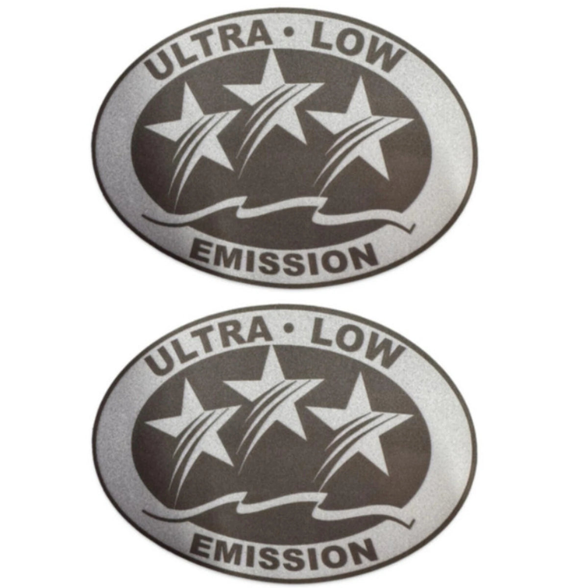 2XUltra Low Emission 3 Outboard Graphic Light Gray Sticker Decal Outboard Engine
