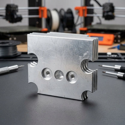 Aluminum Heat Dissipator for K2 SE 3D Printer Extruder (3.7 cm x 3.2 cm)