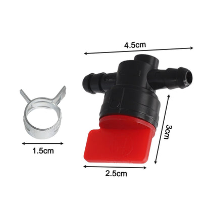 Set of 4 Fuel Gas Filter Shut Off Valve Clamps for Small Engines