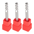 3X 3/16" 3 Flute Carbide End Mill for Aluminum (3 Pack)