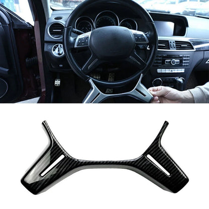 Steering Wheel Moulding Trim Cover for Benz E-Class W212, GLK W204, M-Class (2009–2016) Carbon
