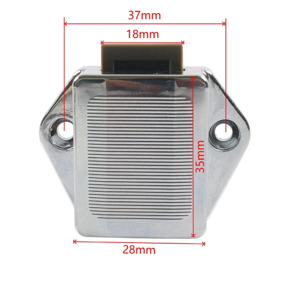 Cabinet Drawer Lock Keyless Push Button Handle for RV Car Boat Ship Storage