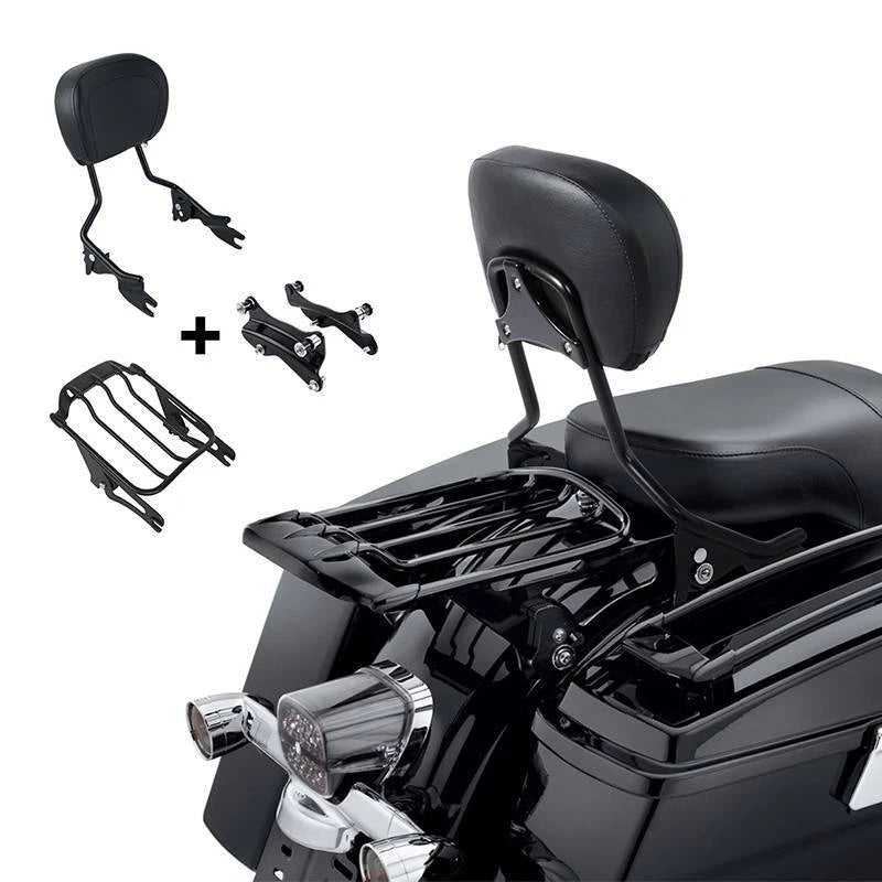 Sissy Bar Luggage Rack Docking Hardware for Harley Touring (2014–2025)