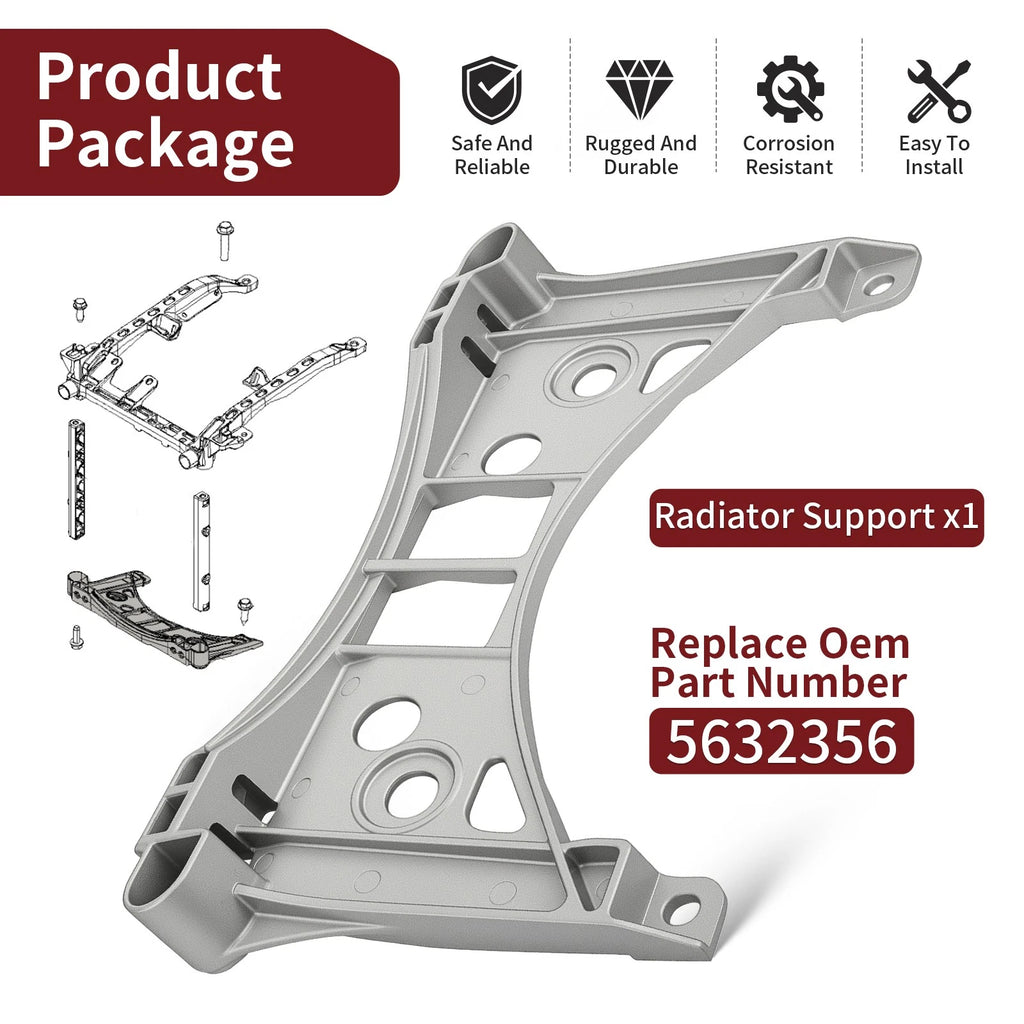 Radiator Support for Polaris Sportsman Scrambler 550 850 1000 (2010–2025) 5632356