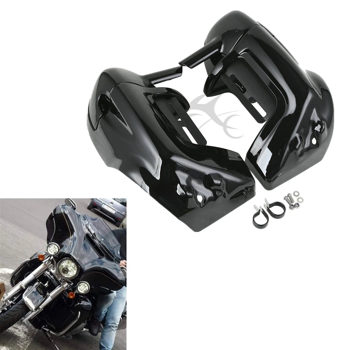 Lower Vented Leg Fairings for Harley Touring FLHR FLTR FLHTC (2014–2023)