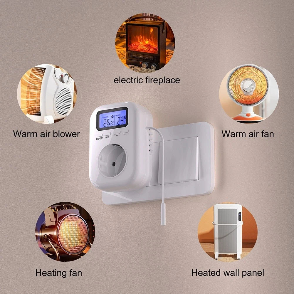 Smart Thermostat Socket for Home Climate (220240V)