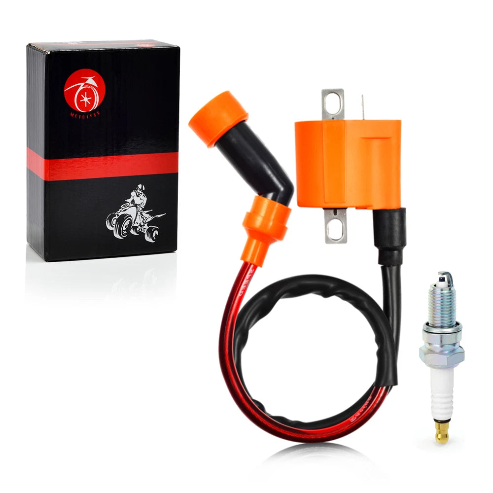 Ignition Coil & Spark Plug for Yamaha Warrior 350 YFM350 YFM350X (1989–2004)