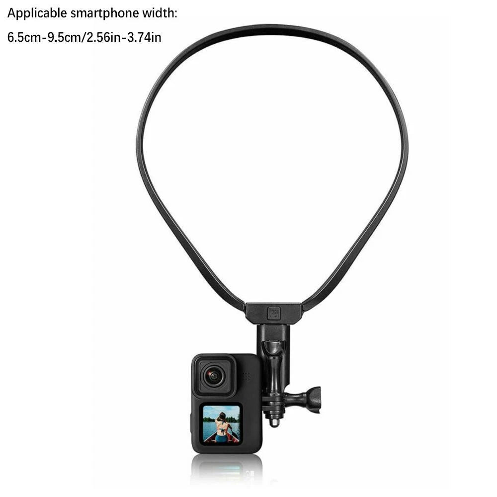 Universal Action Camera Neck Strap Mount Adjustable Cycling Holder