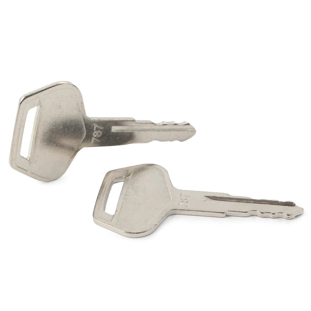 2X Ignition Keys for Komatsu Excavator Dozer Loader (#787, #TR261434)