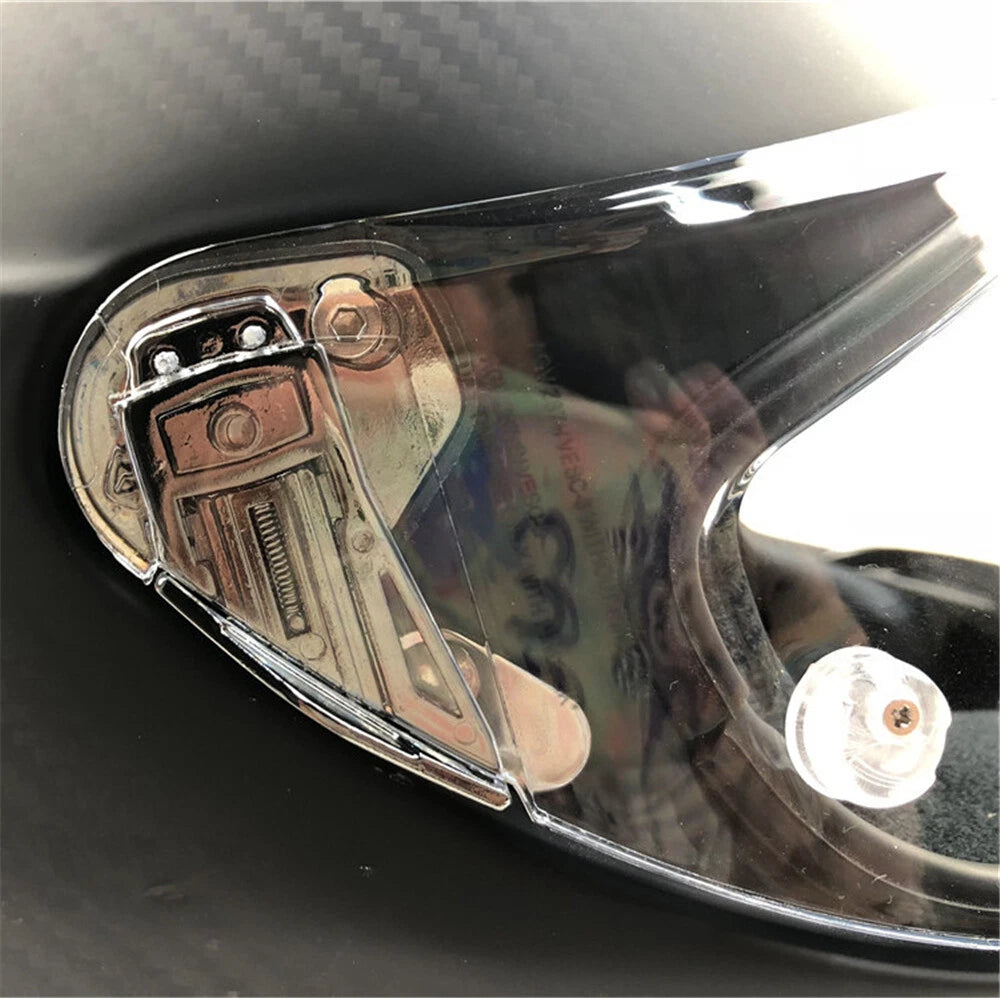 Pair Helmet Visor Kit Base Plate & Screw & Spring for AGV Pista GP R GP RR