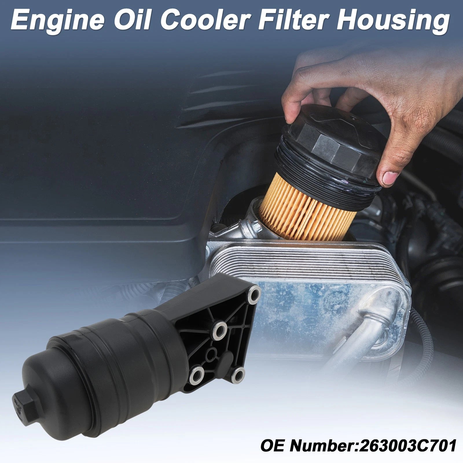 Engine Oil Filter Housing Replacement for Hyundai Genesis (2012–2014)