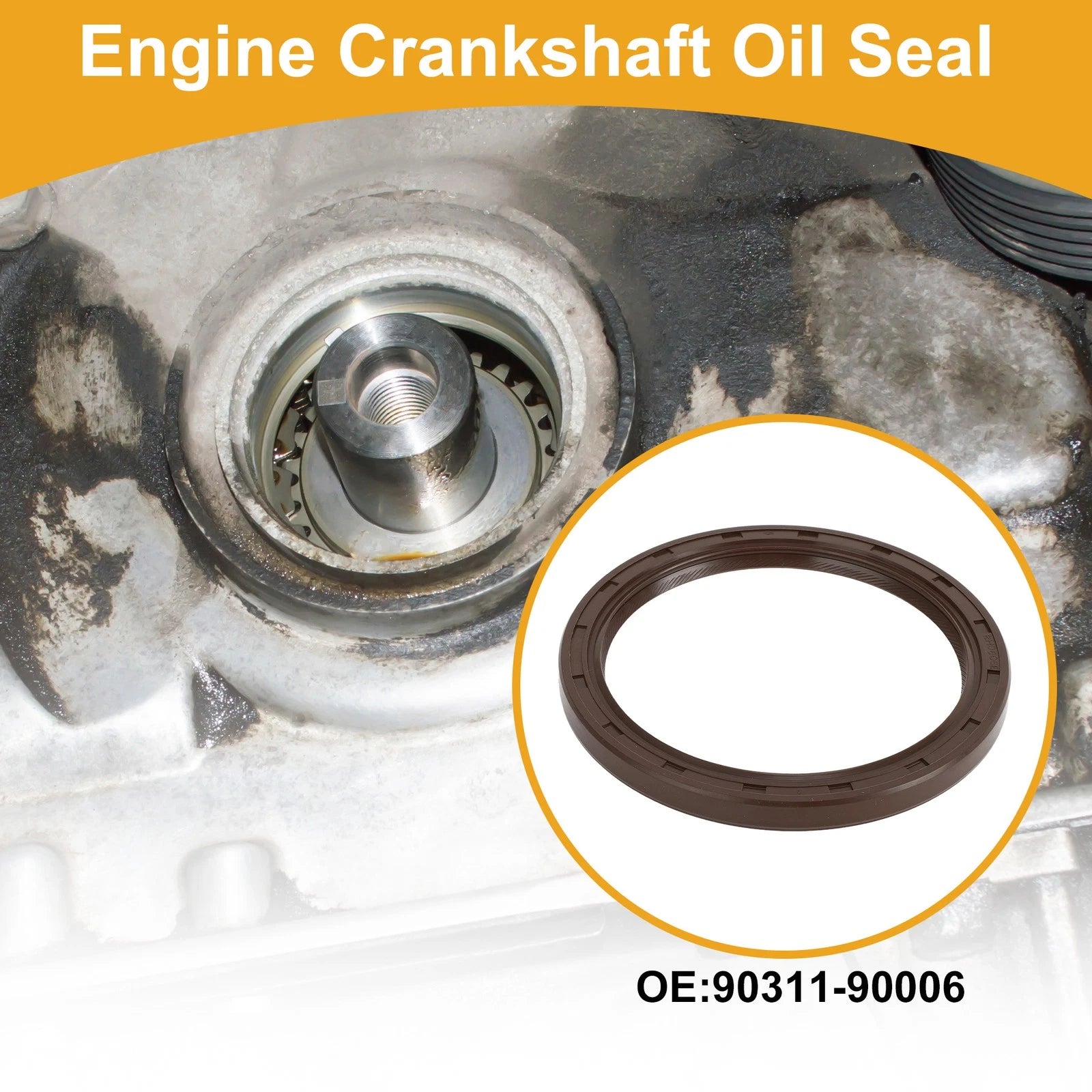 Front Crankshaft Oil Seal OEM Replacement for Lexus GS430 (2001–2005)