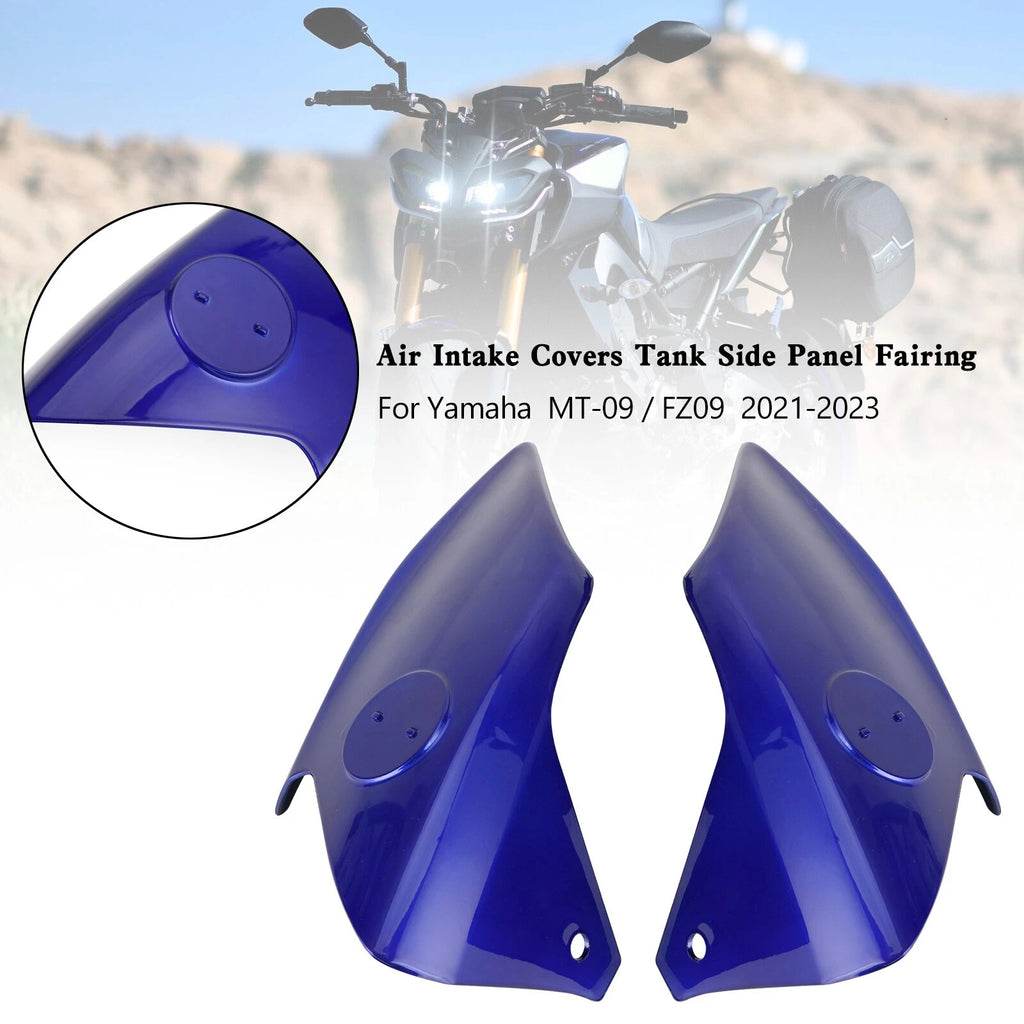 Air Intake Covers for Yamaha MT-09 FZ09 (2021–2023) Blue T9