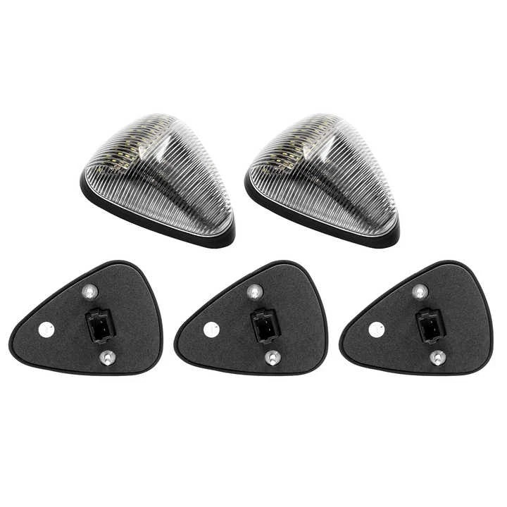 White LED Cab Roof Marker Lights for Ford F250 F350 Super Duty (1999–2016)
