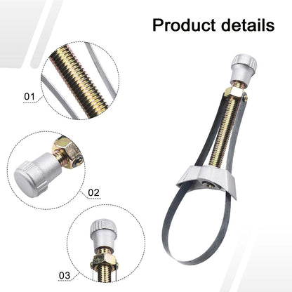 Strap Wrench for Removing Car Oil Filters (Universal Fit)
